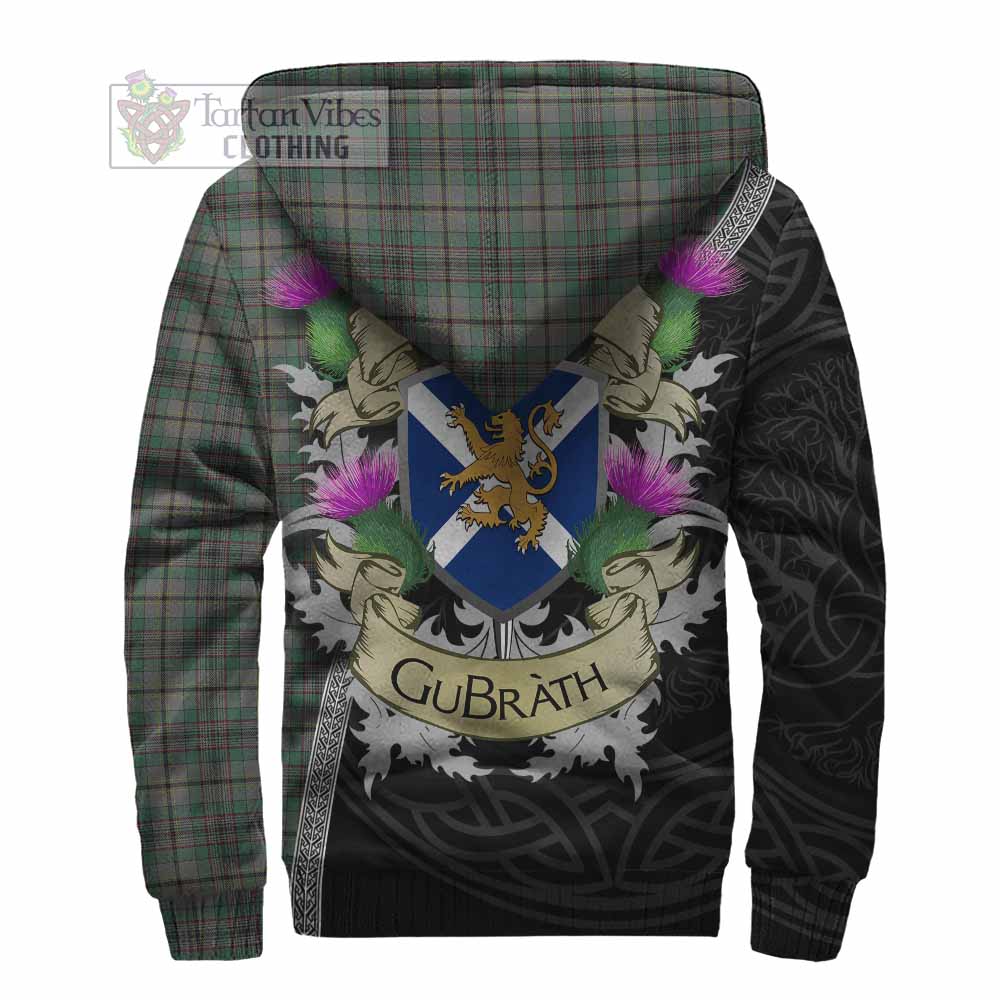 Tartan Vibes Clothing Craig Tartan Family Crest Sherpa Hoodie Lion Rampant Royal Thistle Shield Celtic Inspired