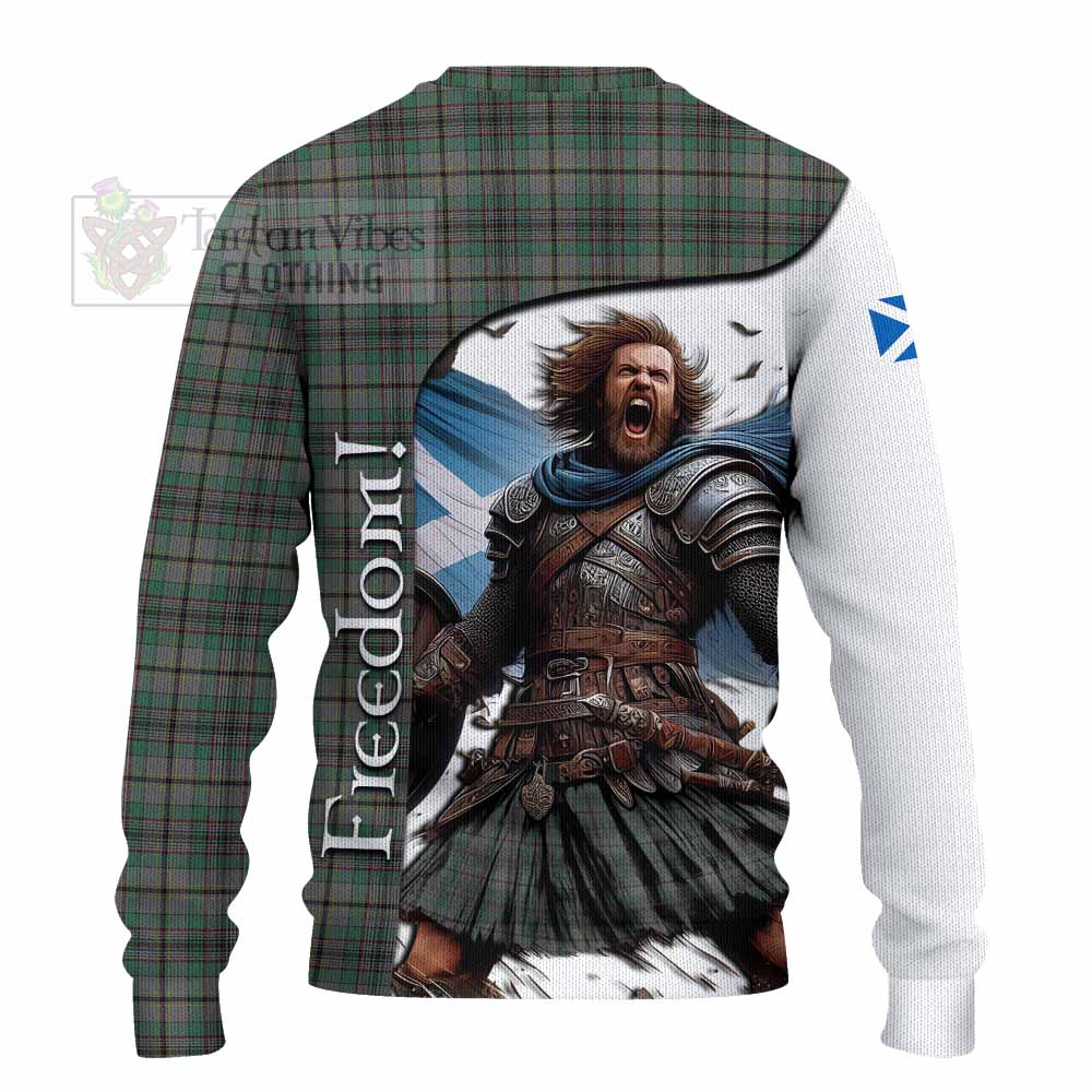 Tartan Vibes Clothing Craig Crest Tartan Knitted Sweater Inspired by the Freedom of Scottish Warrior