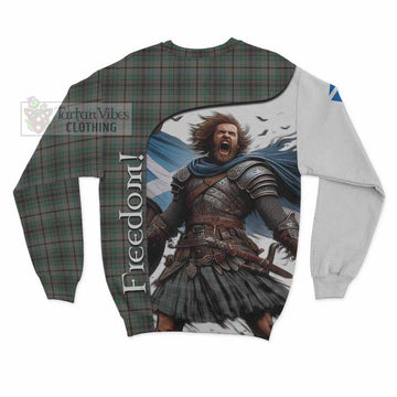 Craig Crest Tartan Sweatshirt Inspired by the Freedom of Scottish Warrior
