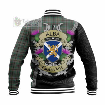 Craig Tartan Family Crest Baseball Jacket Lion Rampant Royal Thistle Shield Celtic Inspired