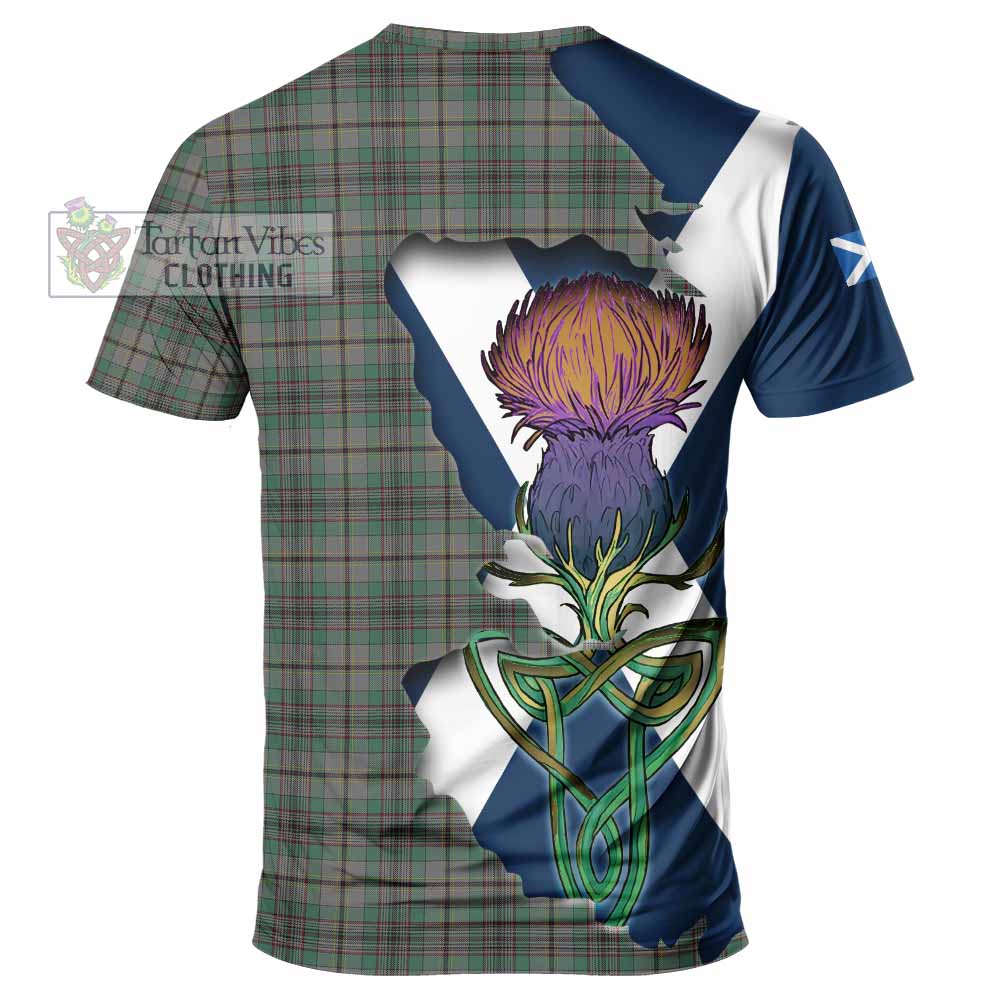 Tartan Vibes Clothing Craig Tartan Family Crest T-Shirt Scottish Thistle Celtic Inspired