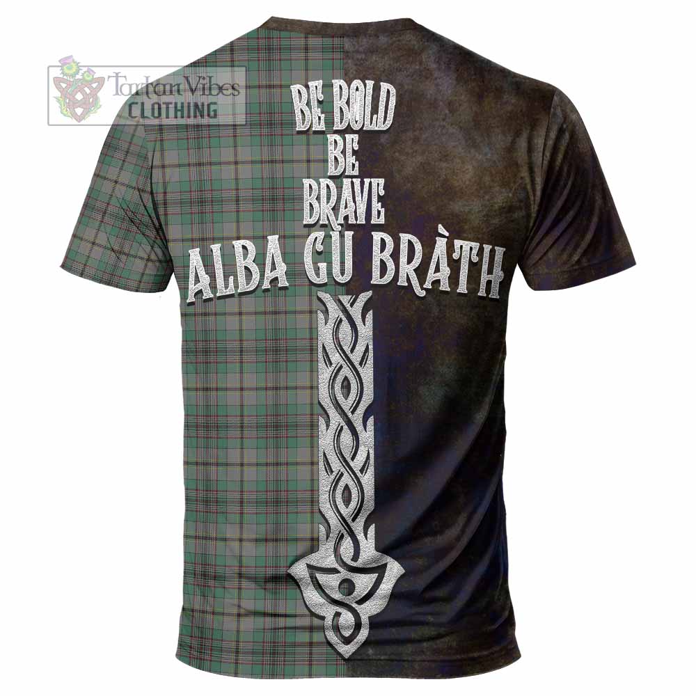 Tartan Vibes Clothing Craig Tartan Family Crest T-Shirt Alba Gu Brath Be Brave Lion Ancient Style