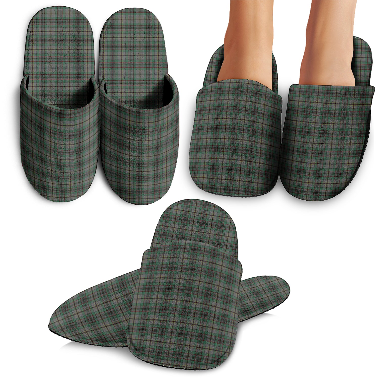 Craig Tartan Home Slippers - Tartanvibesclothing