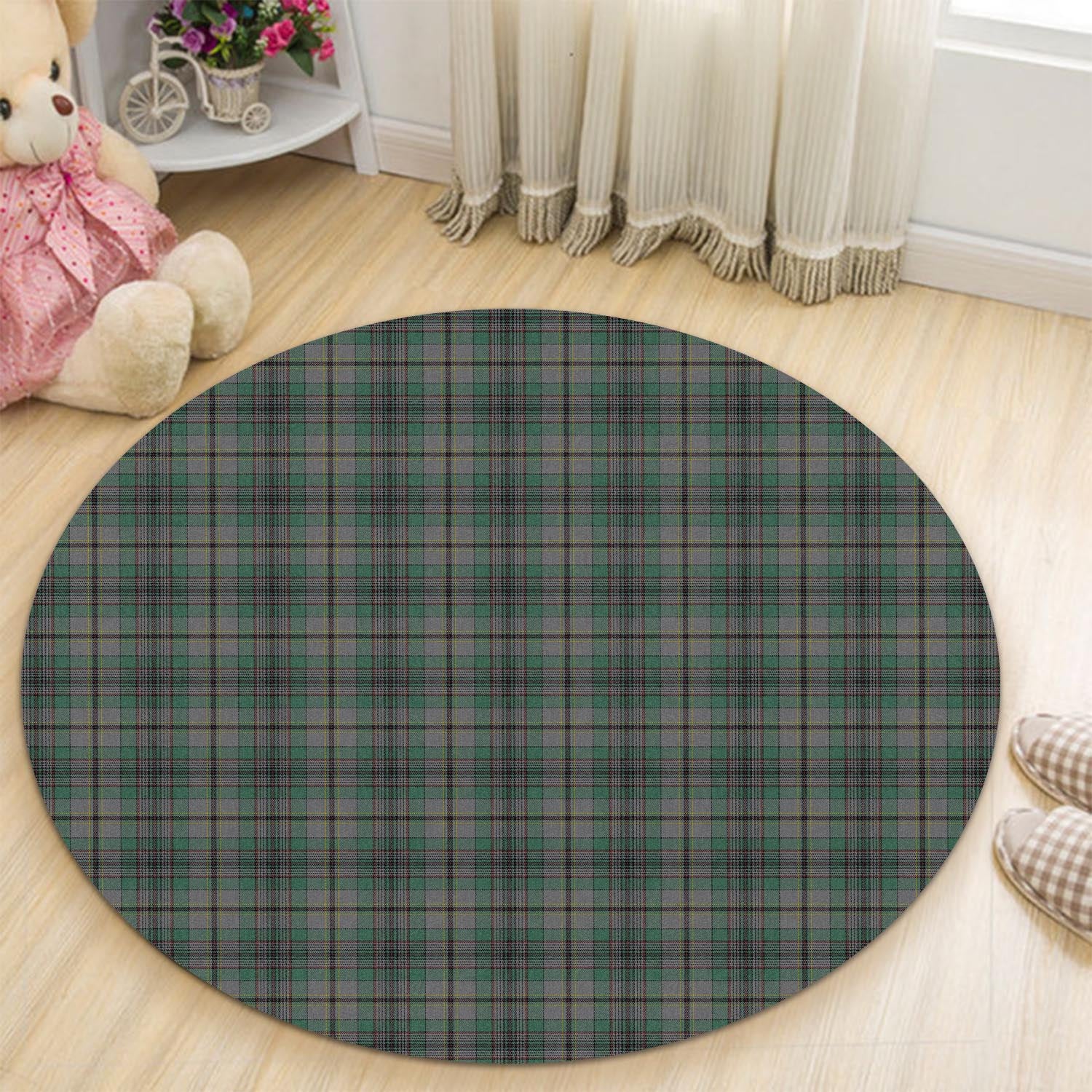 Craig Tartan Round Rug - Tartanvibesclothing