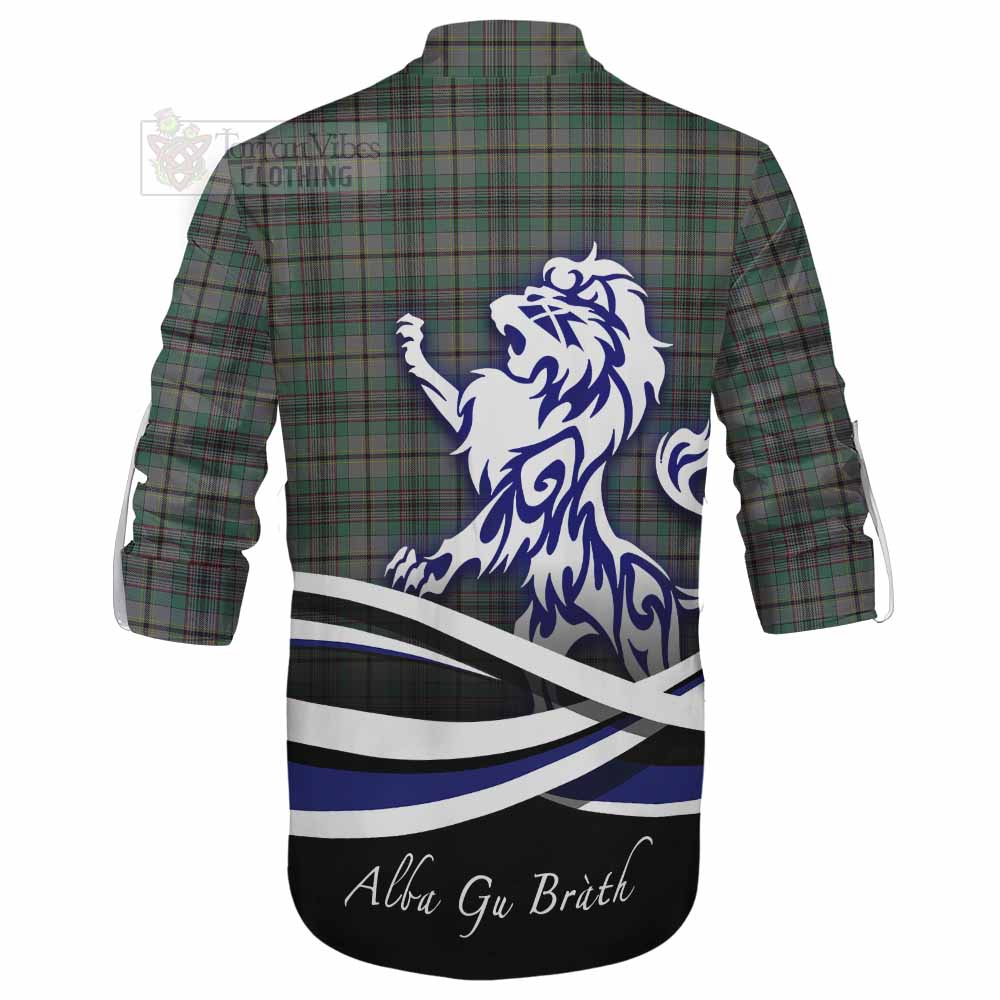 Tartan Vibes Clothing Craig Tartan Ghillie Kilt Shirt with Alba Gu Brath Regal Lion Emblem