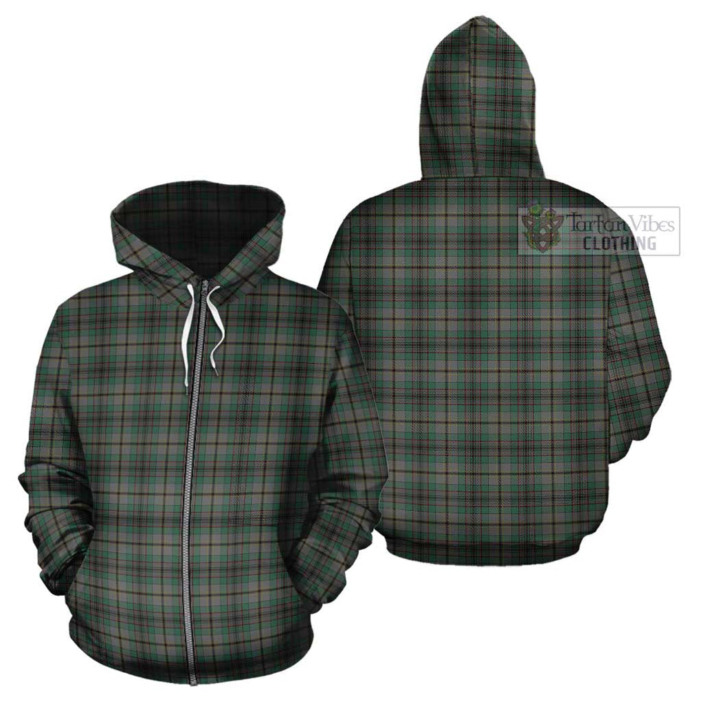 Craig Tartan Cotton Hoodie Zip Hoodie - Tartan Vibes Clothing