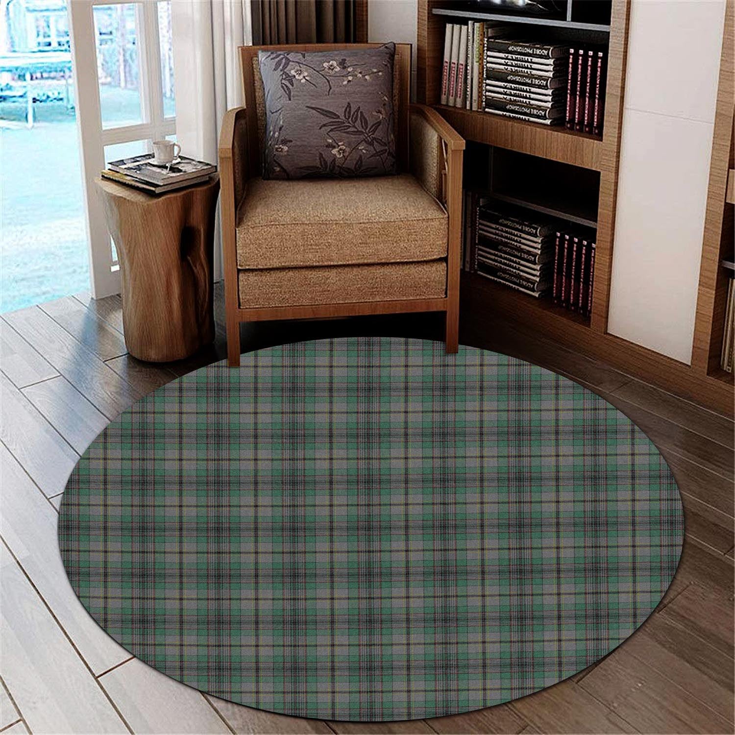 Craig Tartan Round Rug - Tartanvibesclothing