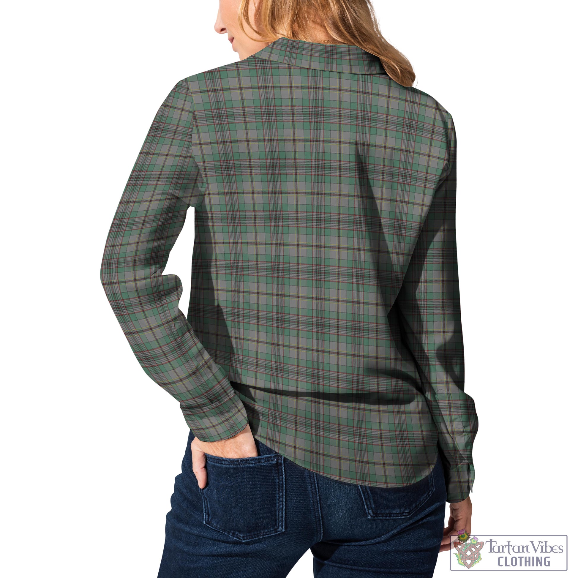 Tartan Vibes Clothing Craig Tartan Womens Casual Shirt with Family Crest