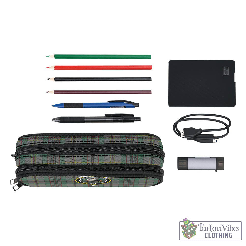 Tartan Vibes Clothing Craig Tartan Pen and Pencil Case with Family Crest