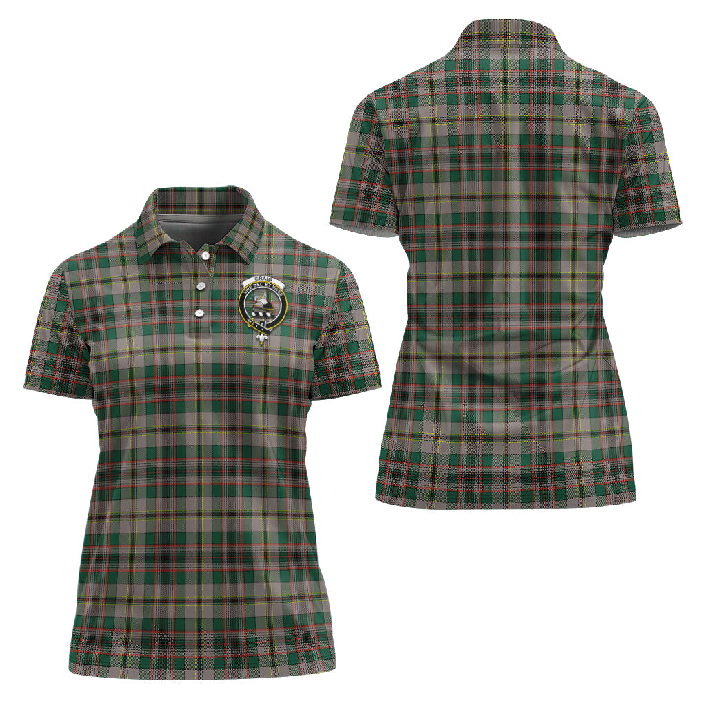 craig-ancient-tartan-polo-shirt-with-family-crest-for-women