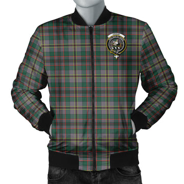 Craig Ancient Tartan Bomber Jacket with Family Crest