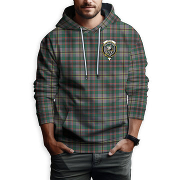 Craig Ancient Tartan Hoodie with Family Crest