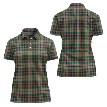 Craig Ancient Tartan Polo Shirt For Women