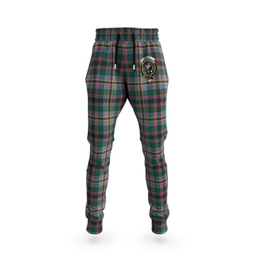 Craig Ancient Tartan Joggers Pants with Family Crest