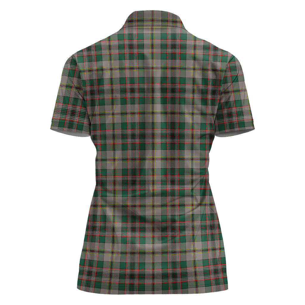 craig-ancient-tartan-polo-shirt-with-family-crest-for-women