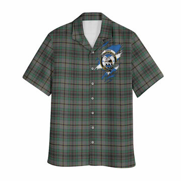 Craig Clan Crest In Me Tartan Hawaiian Shirt Scotland Flag Style
