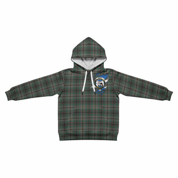 Craig Clan Crest In Me Tartan Kid Hoodie Scotland Flag Style