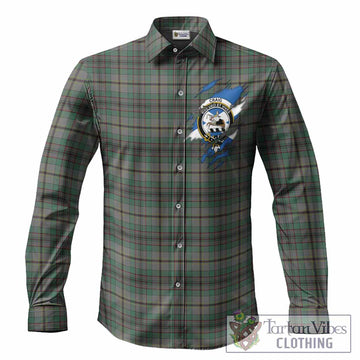 Craig Clan Crest In Me Tartan Long Sleeve Button Shirts Scotland Flag Style