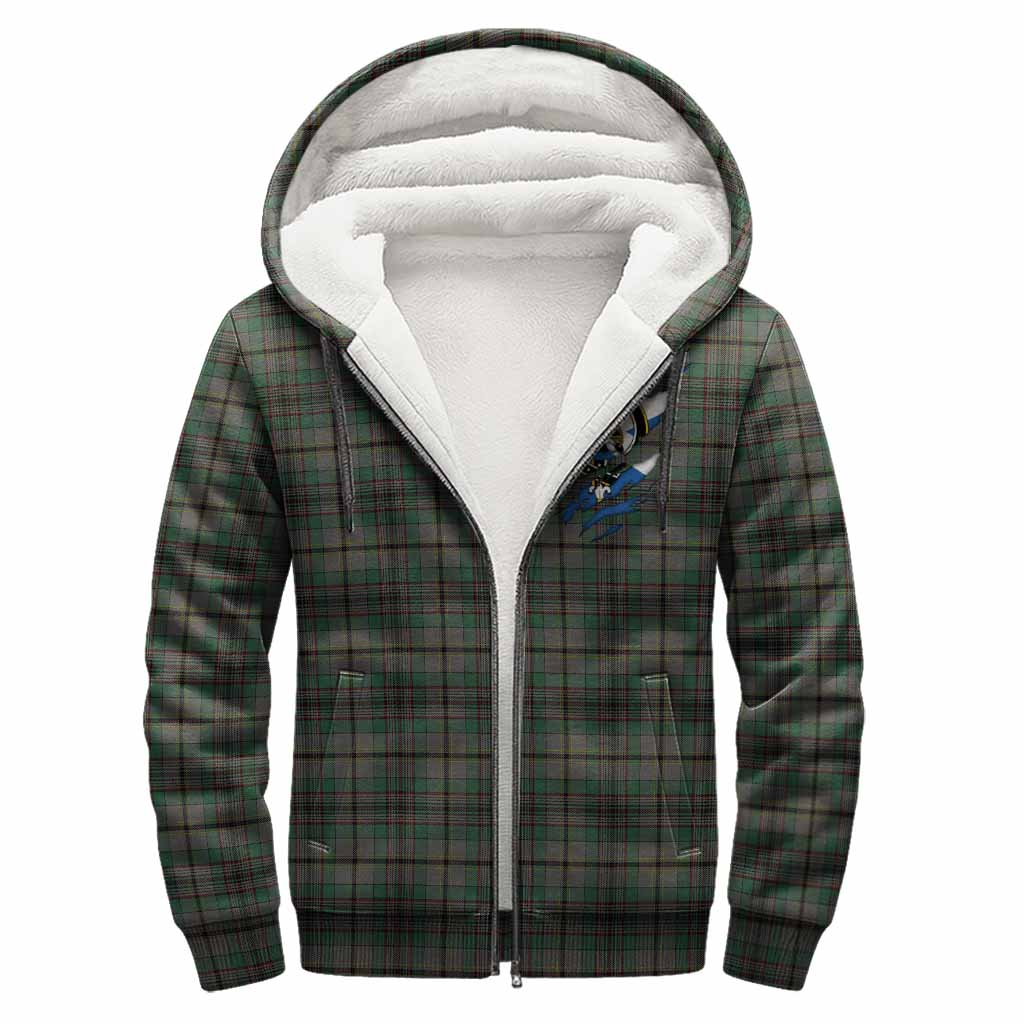 Craig Clan Crest In Me Tartan Sherpa Hoodie Scotland Flag Style