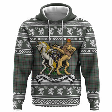 Craig Clan Tartan Crest Christmas Hoodie Coat of Arms Funny Style