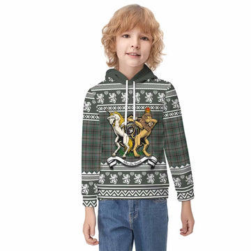 Craig Clan Tartan Crest Christmas Kid Hoodie Coat of Arms Funny Style