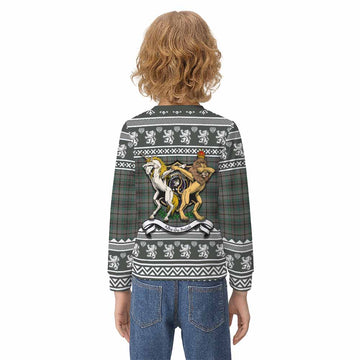 Craig Clan Tartan Crest Christmas Kid Ugly Sweatshirt Coat of Arms Funny Style