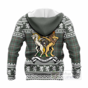 Craig Clan Tartan Crest Christmas Knitted Hoodie Coat of Arms Funny Style