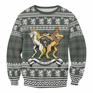 Craig Clan Tartan Crest Christmas Sweatshirt Coat of Arms Funny Style