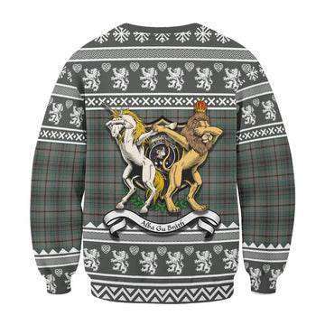Craig Clan Tartan Crest Christmas Sweatshirt Coat of Arms Funny Style