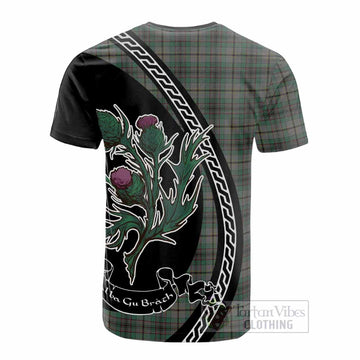 Craig Family Crest Tartan Cotton T-shirt Alba Thistle Inspired