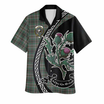 Craig Family Crest Tartan Hawaiian Shirt Alba Thistle Inspired
