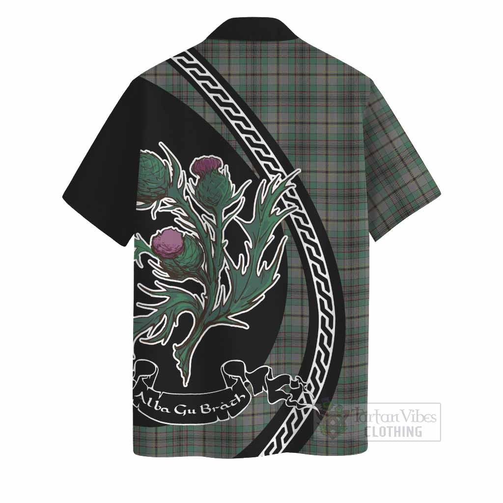 Craig Family Crest Tartan Hawaiian Shirt Alba Thistle Inspired - Tartan Vibes Clothing