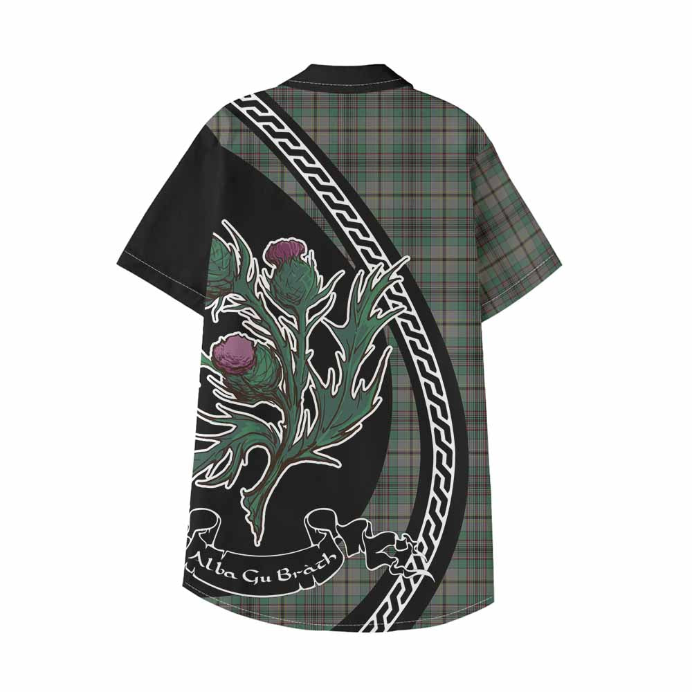 Craig Family Crest Tartan Kid Hawaiian Shirt Alba Thistle Inspired - Tartan Vibes Clothing