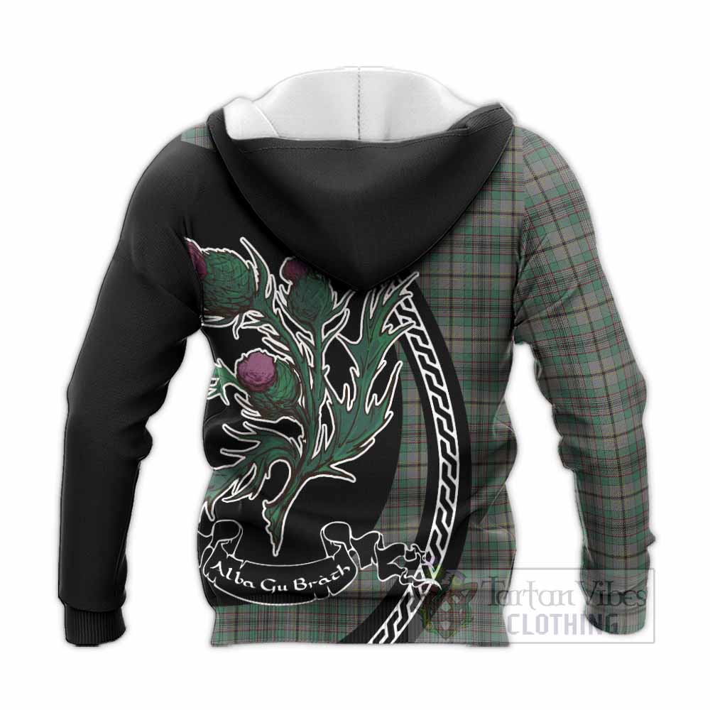 Craig Family Crest Tartan Knitted Hoodie Alba Thistle Inspired - Tartan Vibes Clothing