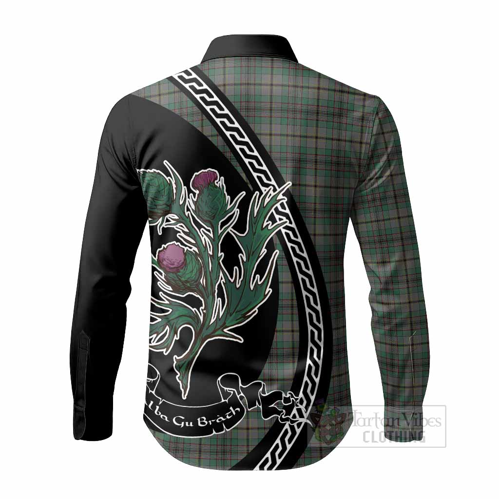 Craig Family Crest Tartan Long Sleeve Button Shirts Alba Thistle Inspired - Tartan Vibes Clothing