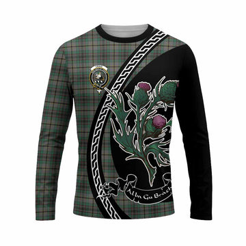 Craig Family Crest Tartan Long Sleeve T-Shirt Alba Thistle Inspired