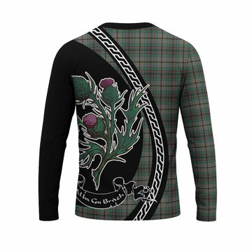Craig Family Crest Tartan Long Sleeve T-Shirt Alba Thistle Inspired