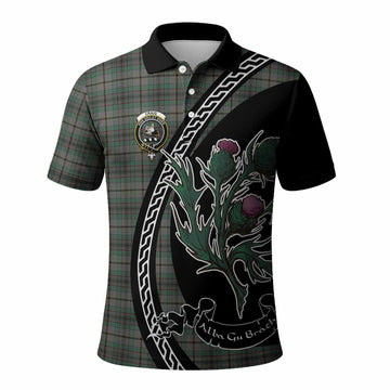 Craig Family Crest Tartan Polo Shirt Alba Thistle Inspired