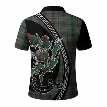 Craig Family Crest Tartan Polo Shirt Alba Thistle Inspired