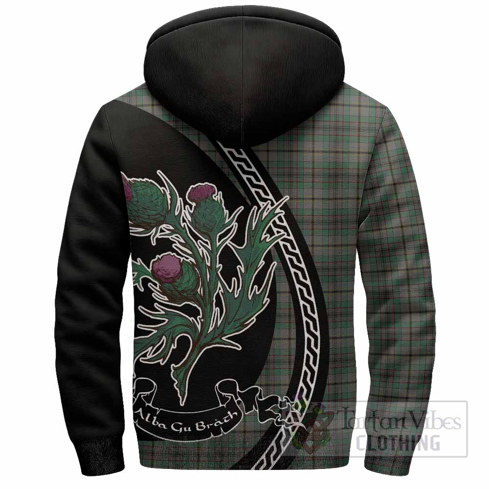 Craig Family Crest Tartan Sherpa Hoodie Alba Thistle Inspired - Tartan Vibes Clothing