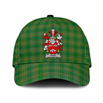 Craig Irish Clan Tartan Classic Cap with Coat of Arms