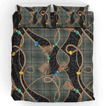 Craig Scottish Tartan Twisted Ropes Stylized Bedding Set
