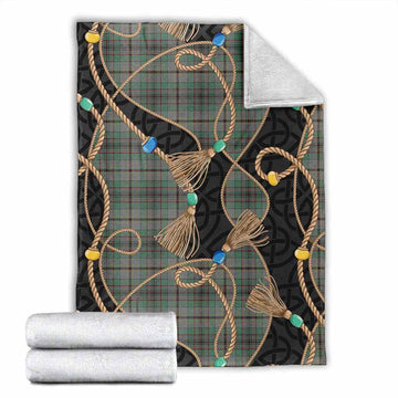 Craig Scottish Tartan Twisted Ropes Stylized Blanket