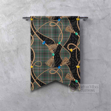 Craig Scottish Tartan Twisted Ropes Stylized Gonfalon