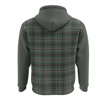 Craig Tartan Accent Hoodie with Family Crest