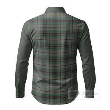 Craig Tartan Accent Long Sleeve Button Shirts with Family Crest