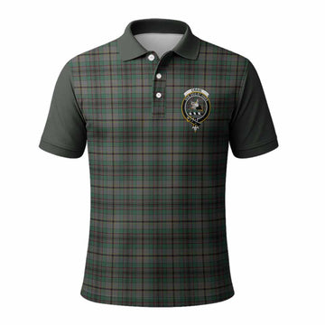 Craig Tartan Accent Polo Shirt with Family Crest