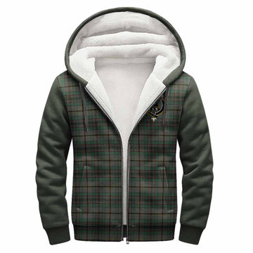 Craig Tartan Accent Sherpa Hoodie with Family Crest