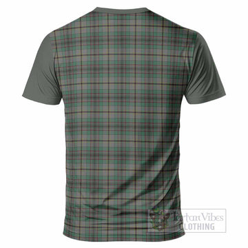 Craig Tartan Accent T-Shirt with Family Crest