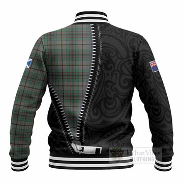 Craig Tartan Baseball Jacket New Zealand Pattern Unique Zipper Stylized